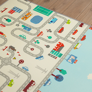 Tappeto biadesivo XXL - rotolo 2 CM (strada e zigzag)