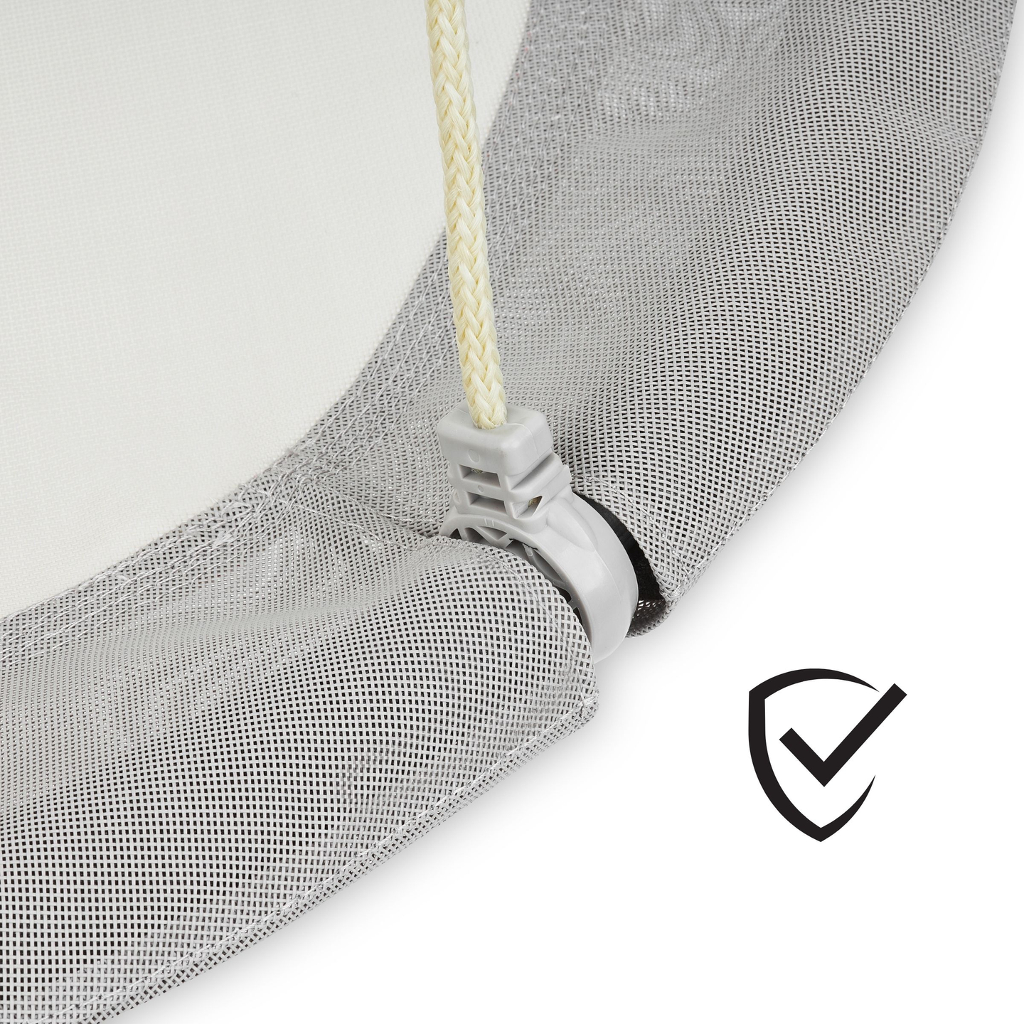 Altalena a nido di cicogna HyperMotion - diametro 100 cm, colore grigio