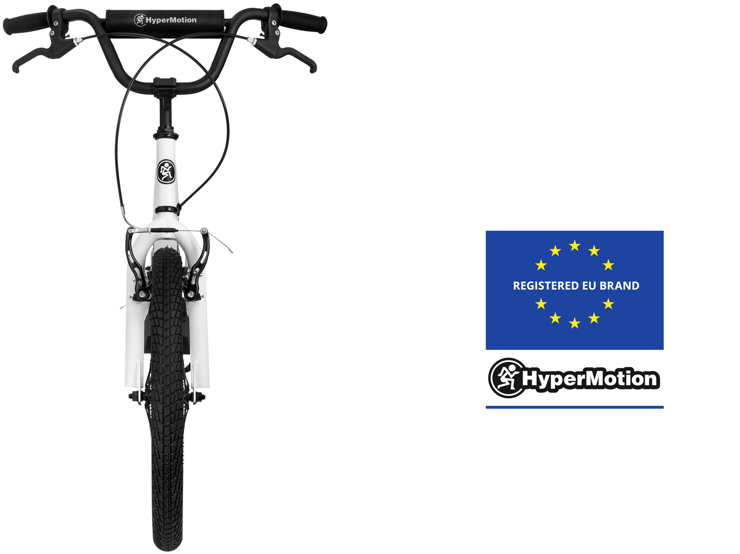 Monopattino da città HyperMotion RIVA con ruote gonfiabili da 50 cm e 40 cm