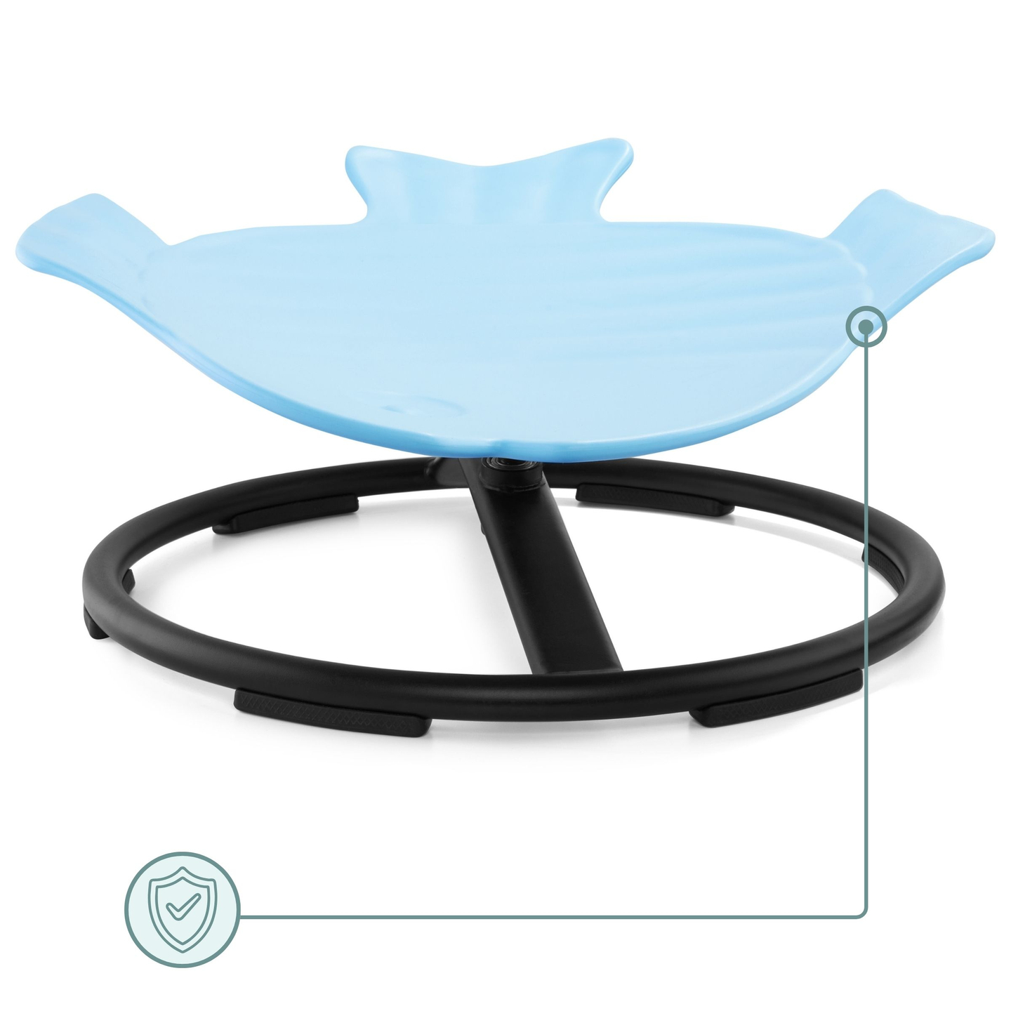 Mini giostra per bambini Pesce - blu