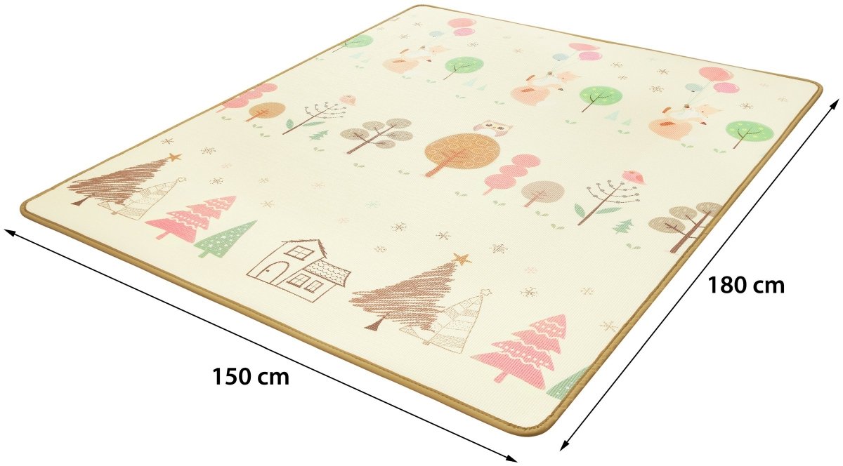 Tappeto biadesivo XXL - rotolo 2 CM (foresta e zigzag)