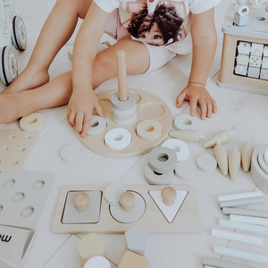 Scatola educativa Montessori per bambini piccoli - 6 giocattoli