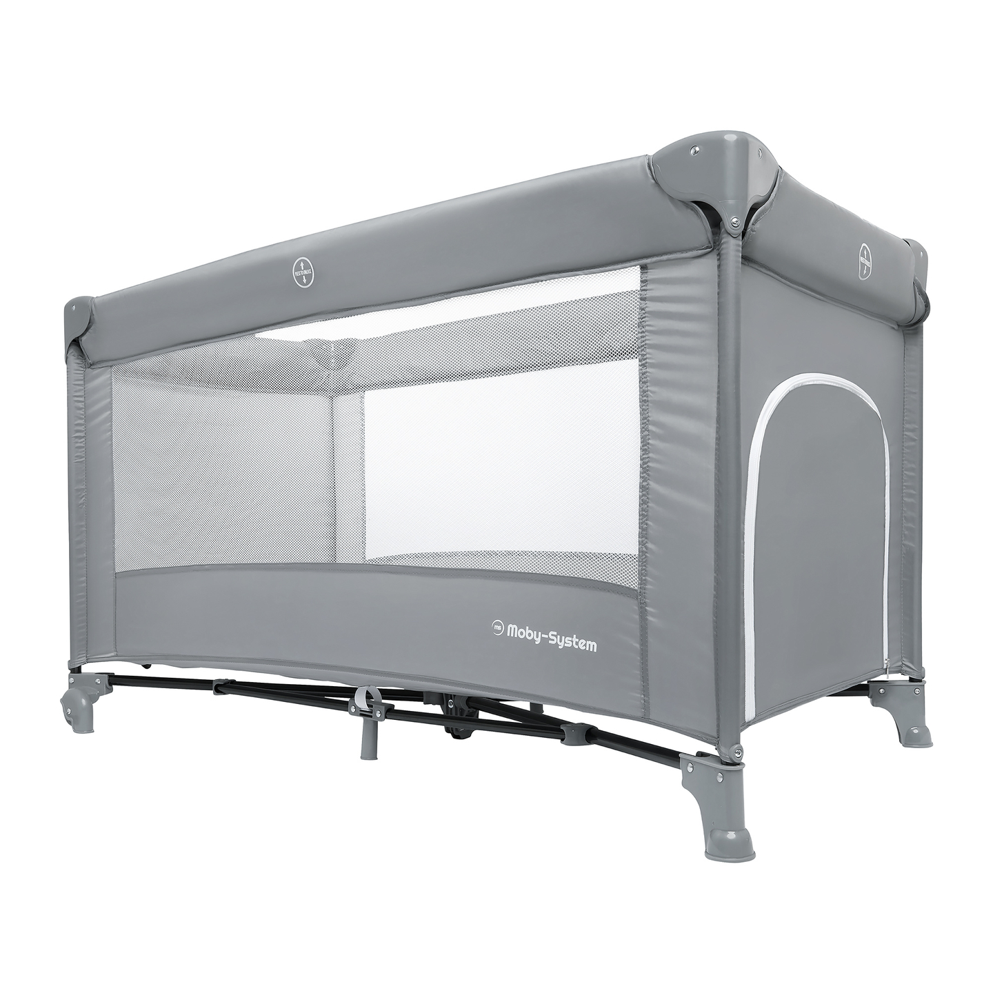 Lettino da viaggio Happy Traveller BASIC - grigio