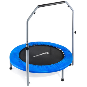Trampolino con maniglia - 97 cm - per bambini, ragazzi e adulti - casa e giardino