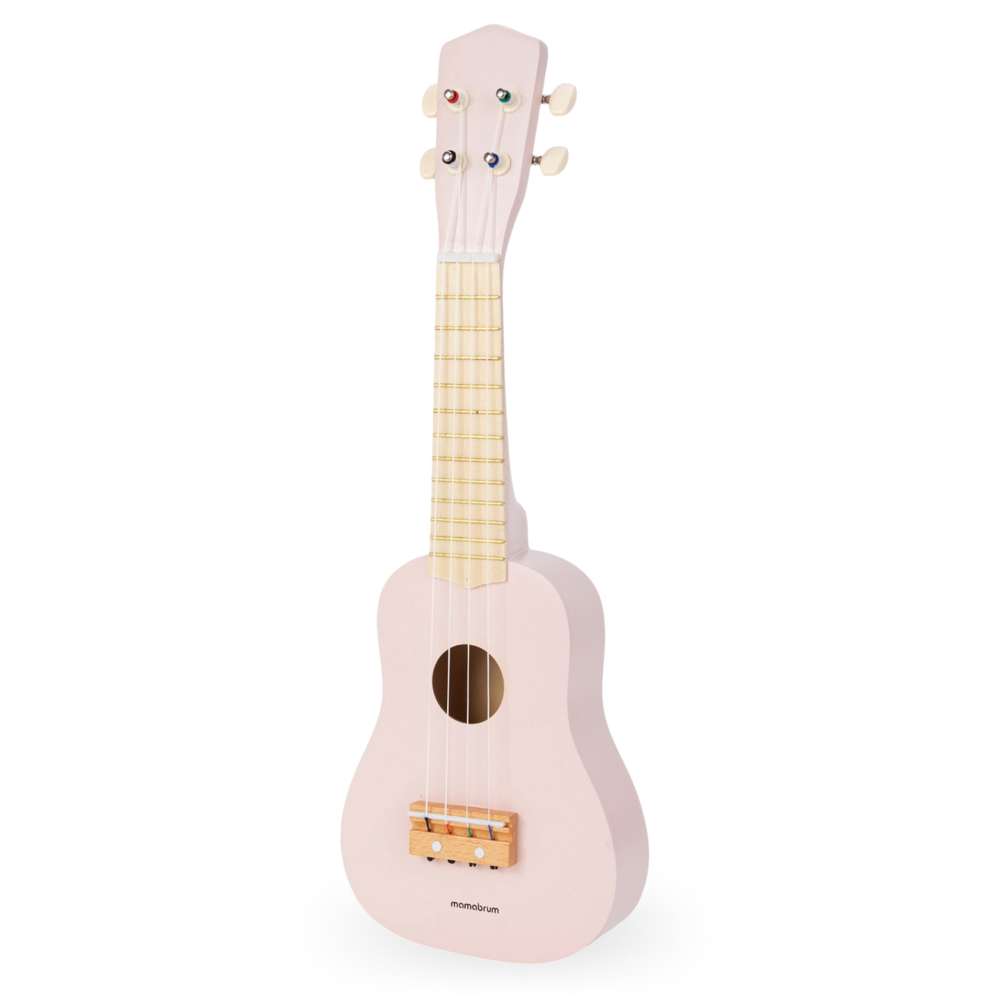 Chitarra di legno per bambini - ukulele - colore rosa