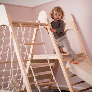 Parco giochi in legno XL 5in1