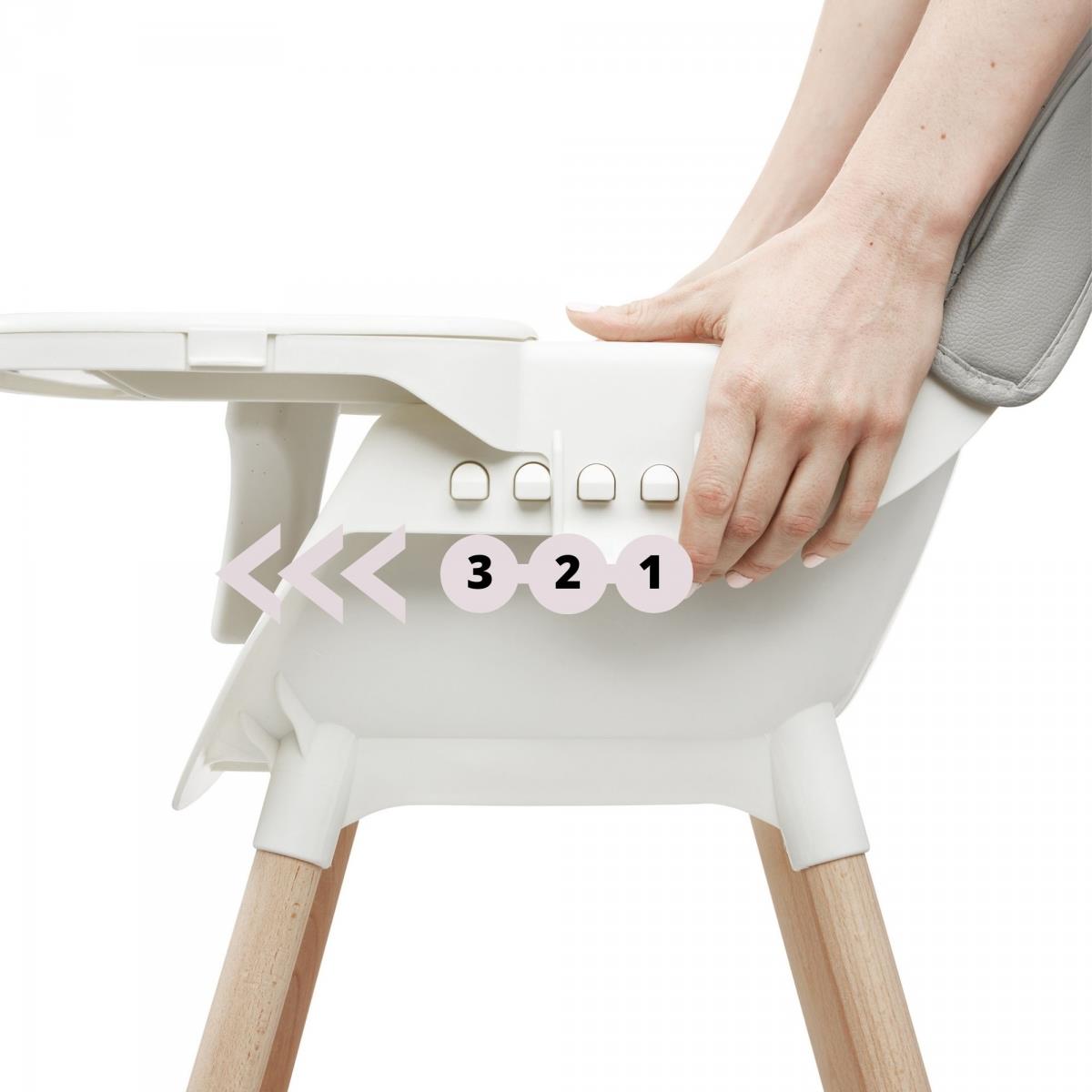 AMELIA sedia per allattamento 3in1 Moby-System, grigio