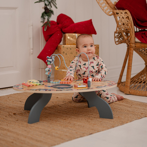 Tavolo didattico in legno 7in1, musicale, sensoriale