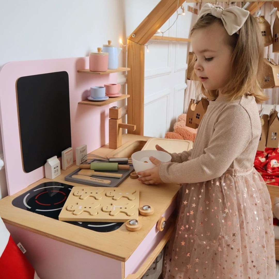 Set di pan di zenzero in legno