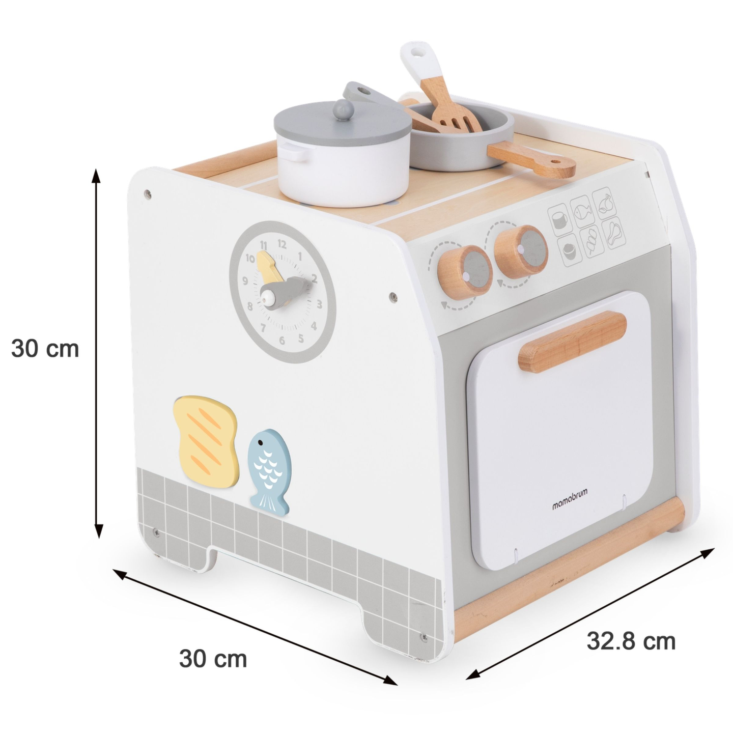 Cucina in legno - cubo didattico