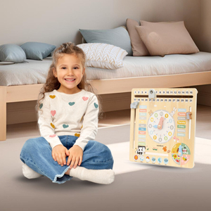 Calendario in legno per bambini 6in1