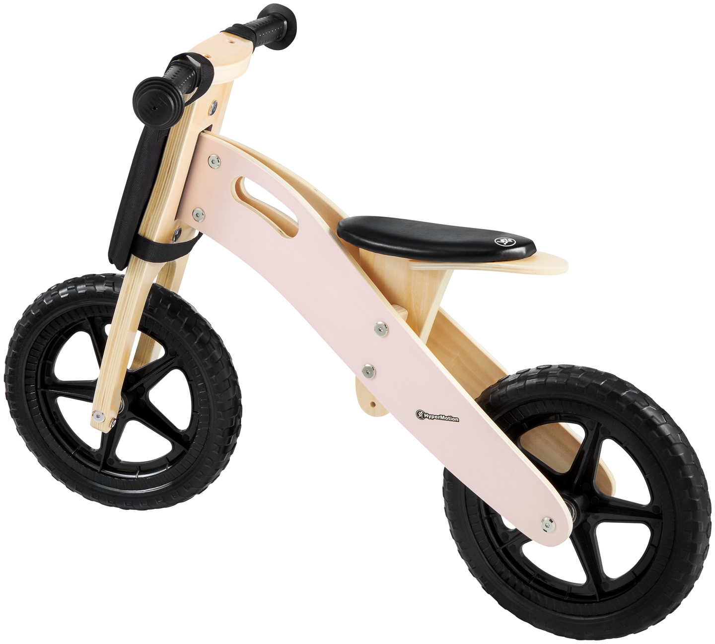 Bicicletta da jogging in legno HyperMotion LEXI - ruote in schiuma, super leggera - rosa