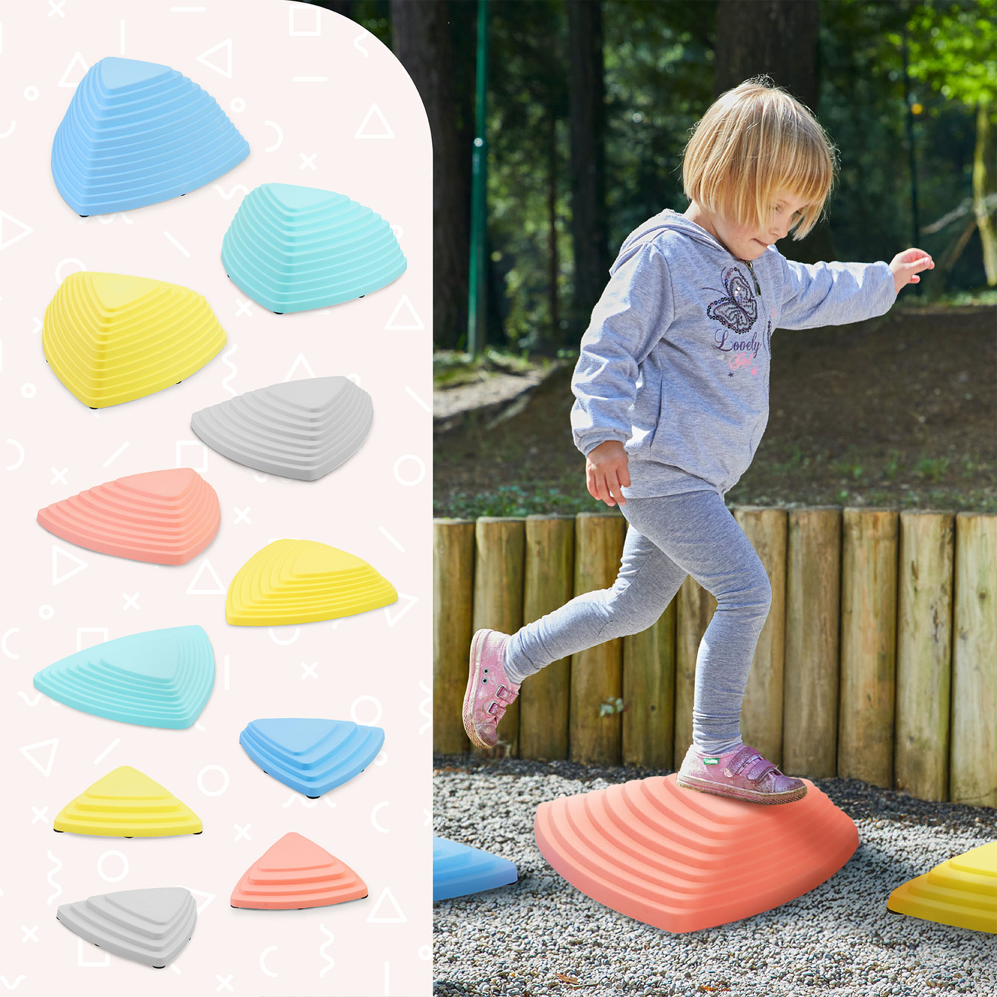 Pietre di bilanciamento colorate - 11 pezzi