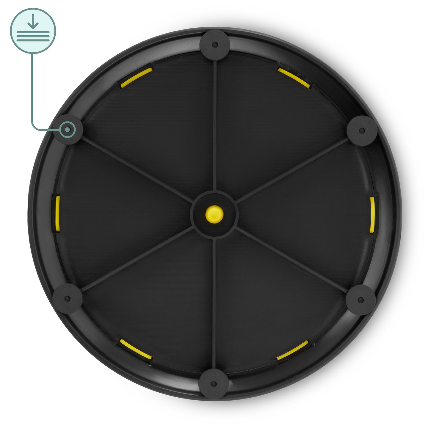 Dischi sensoriali colorati per bambini - 24 pezzi