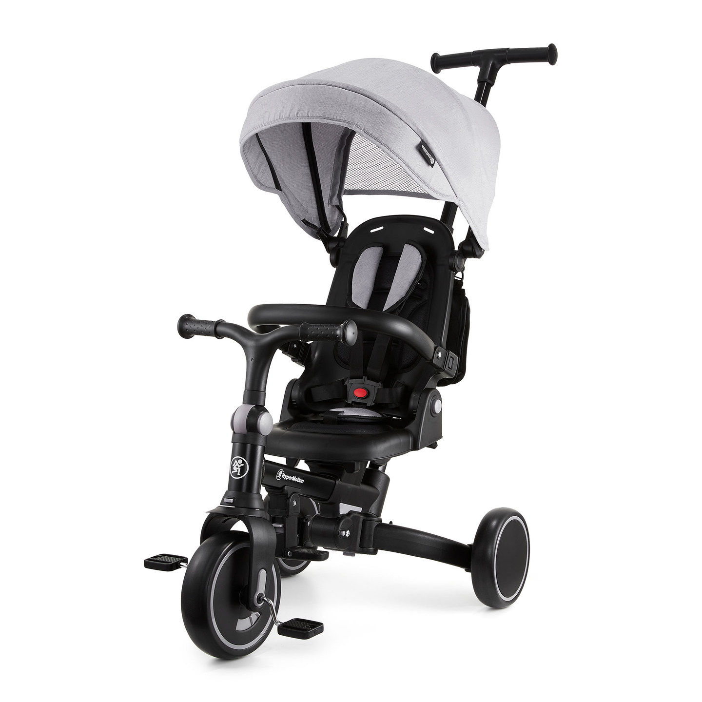 Triciclo multifunzionale 8in1 TOBI FOREST - grigio