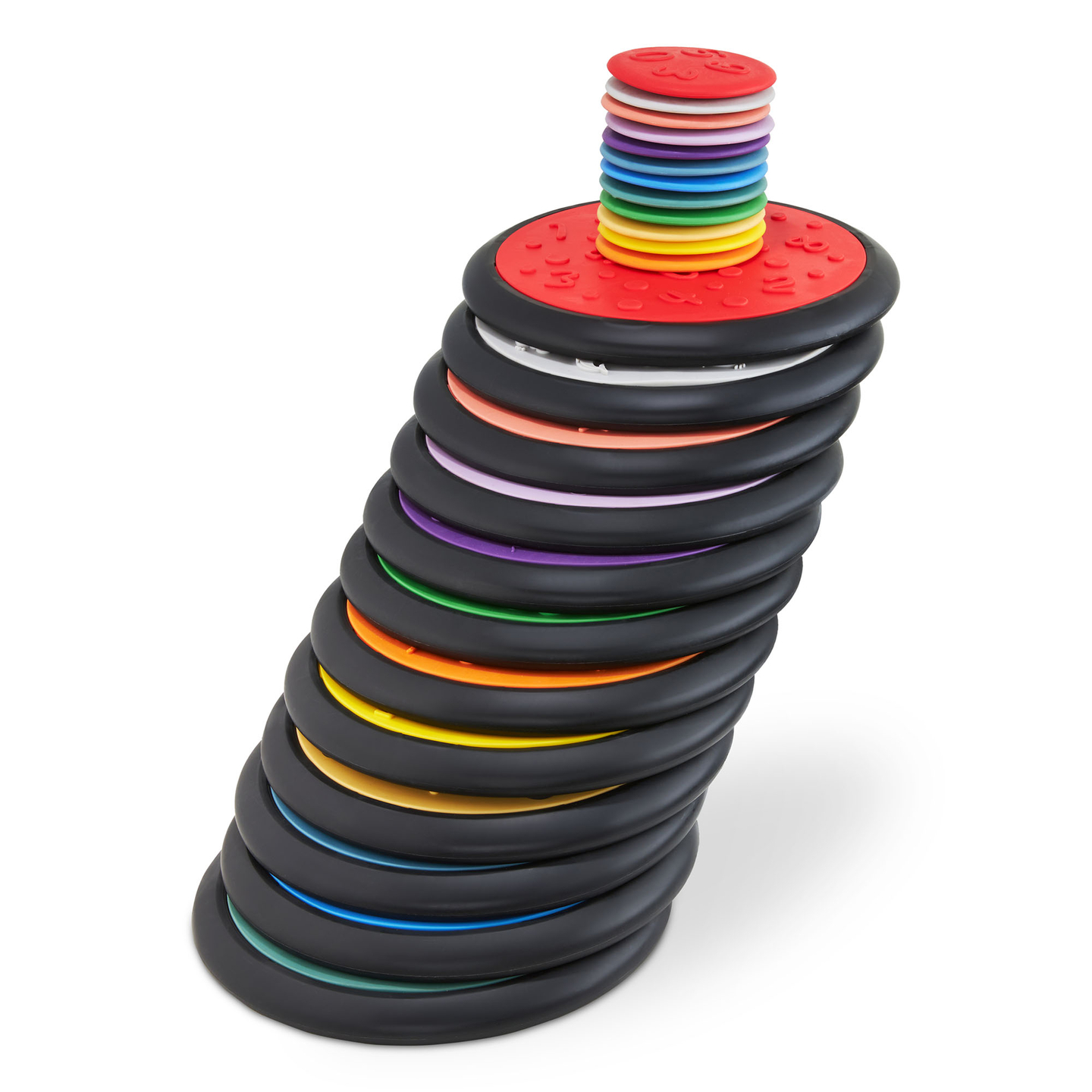 Dischi sensoriali colorati per bambini - 24 pezzi