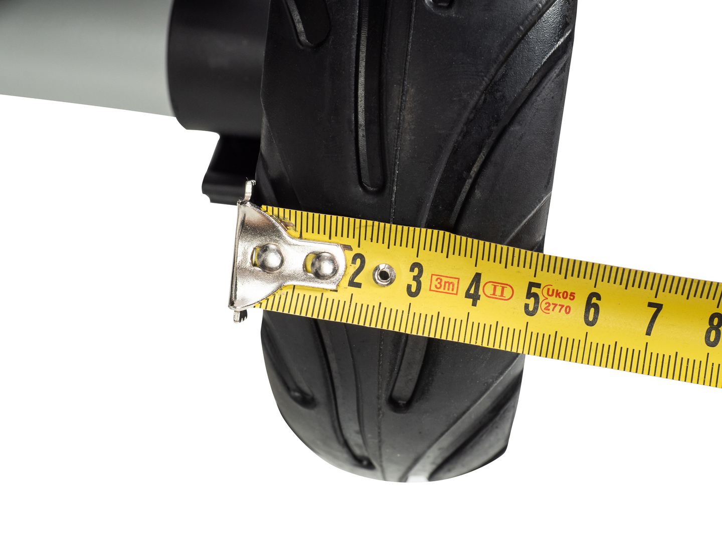 HyperMotion TOBI VECTOR triciclo - ruote gonfiabili eterne + barra di spinta. Colore: nero.