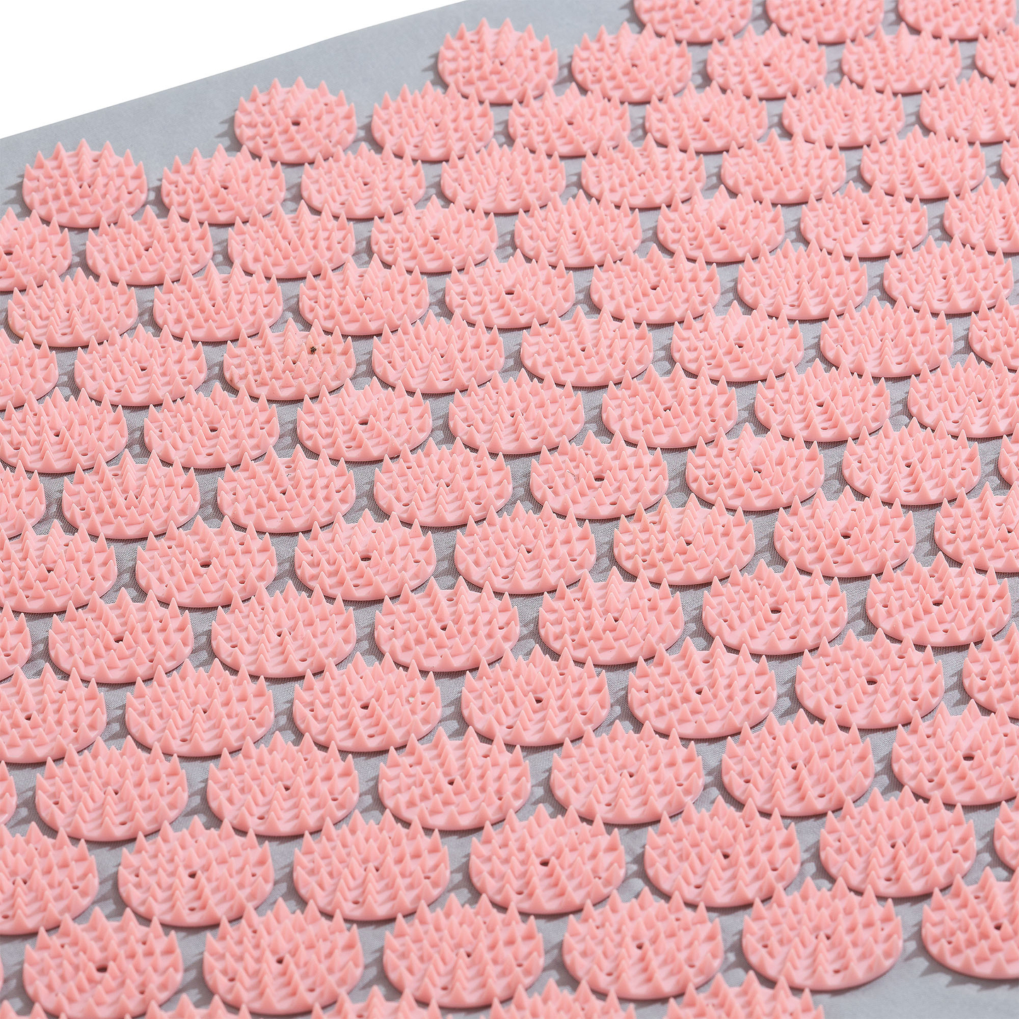 Tappetino per agopressione grande con cuscino e fodera - 130 cm HyperMotion grigio e rosa