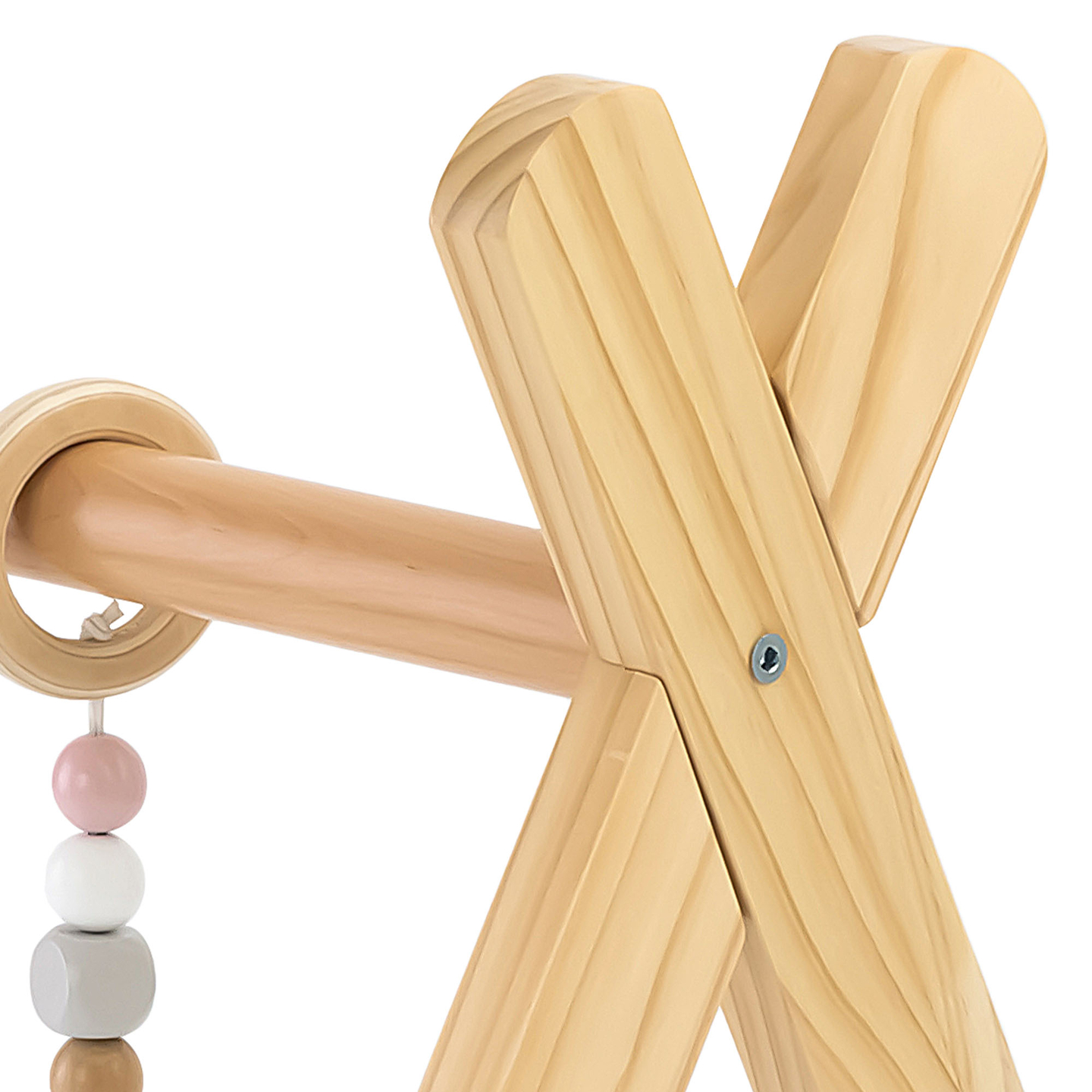 Baby Gym, stand educativo in legno - colore bianco