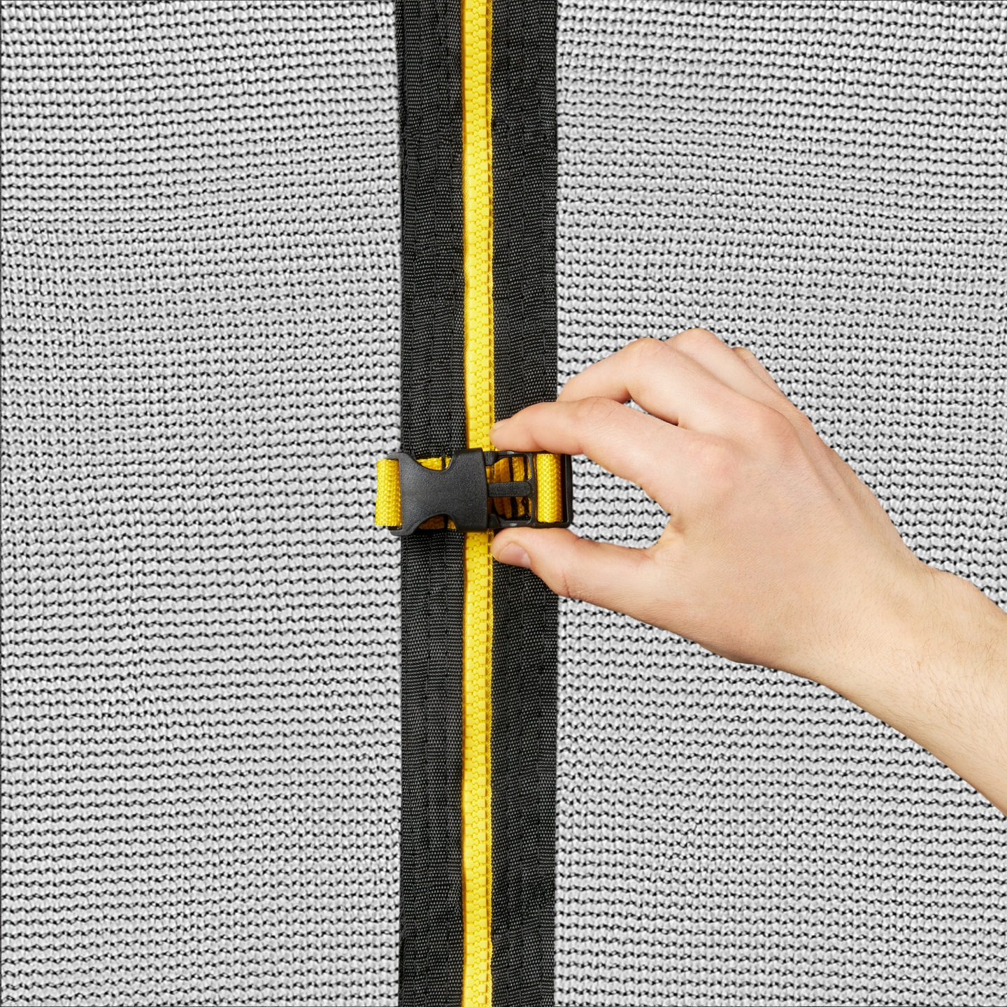 Trampolino da giardino per bambini HyperMotion - 244 cm 8FT - con scaletta e rete interna - per casa e giardino