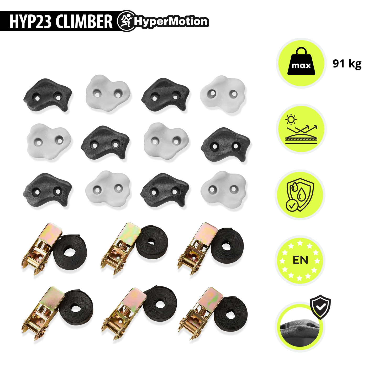 Kit di arrampicata sugli alberi HyperMotion - 18 articoli