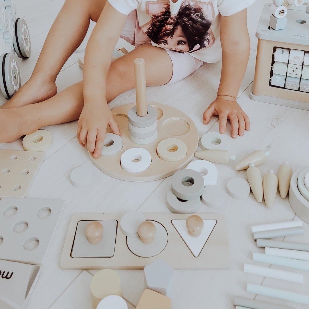 Scatola educativa Montessori per bambini piccoli - 6 giocattoli