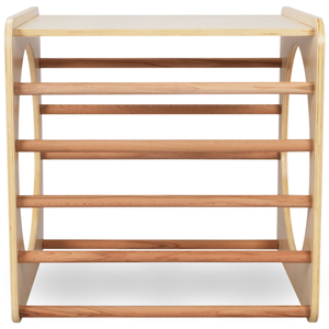 Cubo di arrampicata in legno, tunnel per bambini, parco giochi