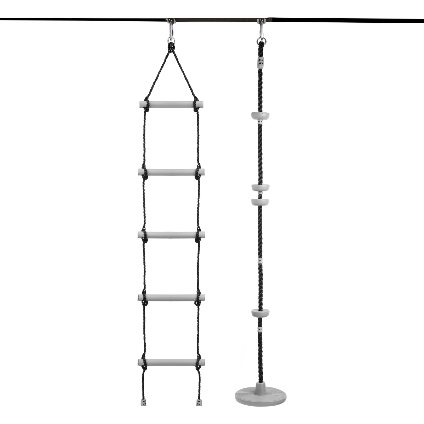 Percorso ad ostacoli Ninja per bambini - Set di slackline HyperMotion - 10 ostacoli