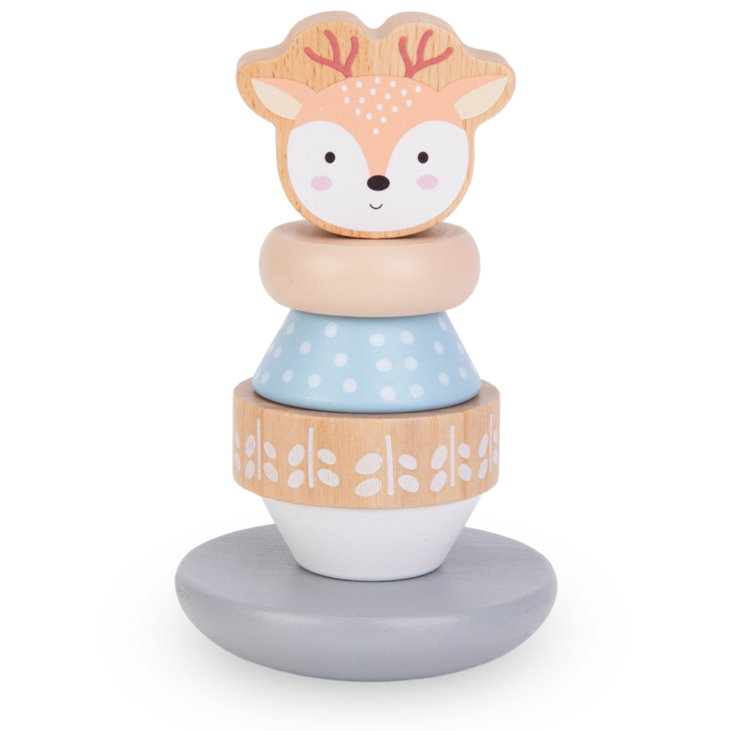 Set di giocattoli in legno - intreccio colorato, piramide Deer, selezionatore Penguin