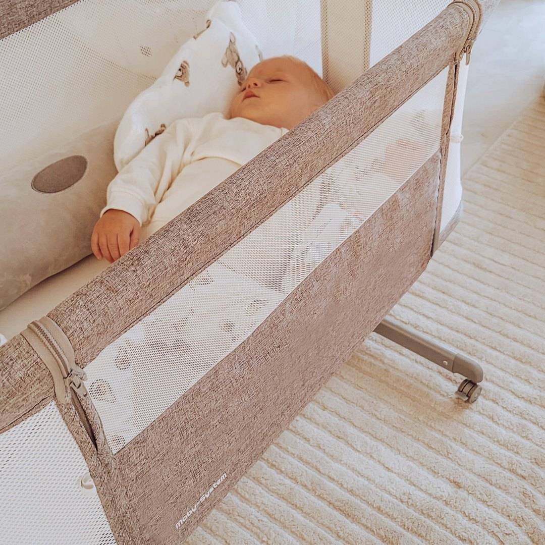 Culla allungabile Moby-Sistema LUNA 3in1 - grigio