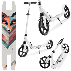 Scooter a due ruote per giovani adulti - con ammortizzatore - Hypermotion CITY SWIFT Winter Fox - 100kg