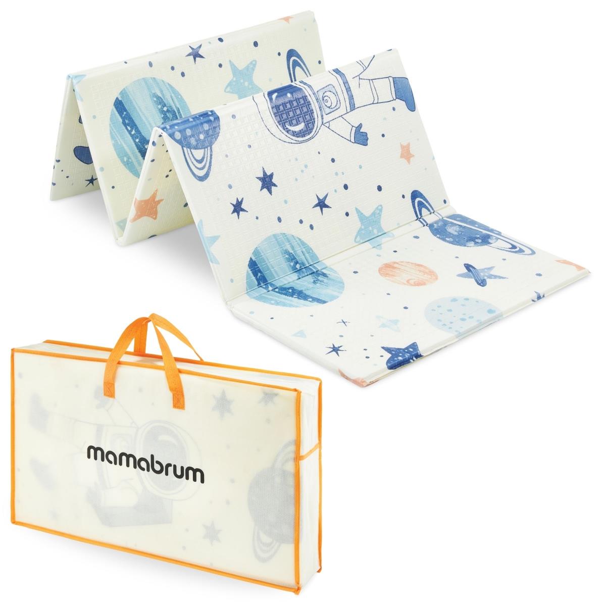 Tappetino pieghevole bifacciale 180 x 120 x 1 cm - Cosmos/Triangoli geometrici