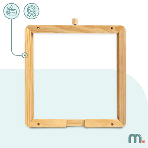 Cornice da parete in legno - per il montaggio delle lavagne didattiche Mamabrum