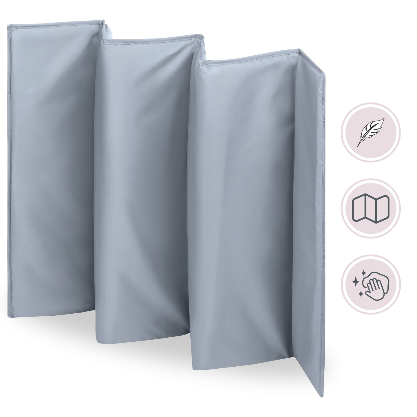 Lettino da viaggio/box 2 livelli con fasciatoio, tettoia e materasso Happy Traveller BASIC PLUS - grigio