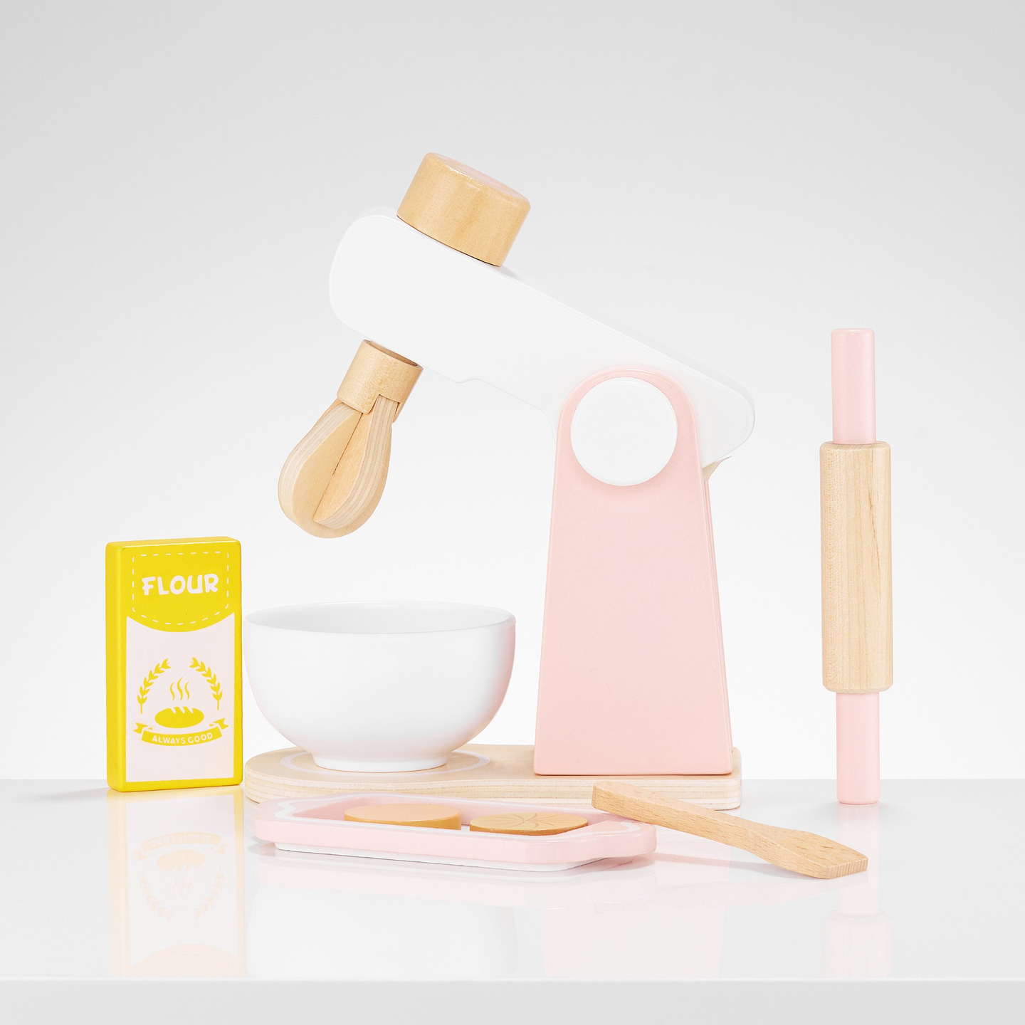 Impastatrice in legno con accessori, per bambini