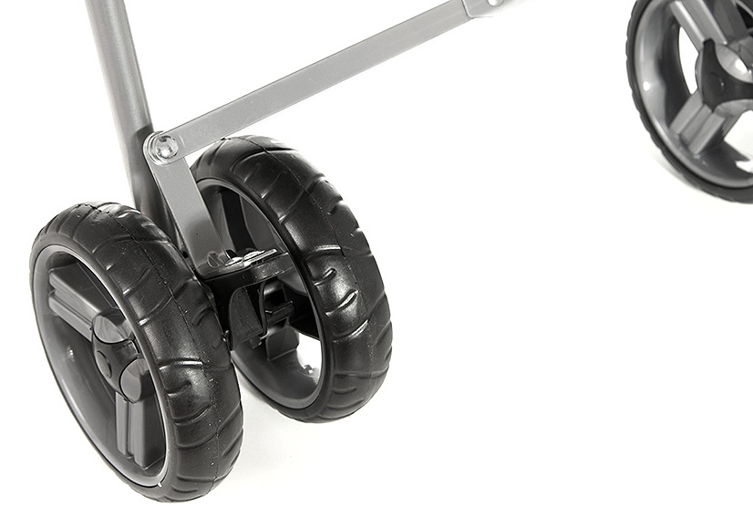 Carrozzina leggera, Moby-System Barton colore: grigio