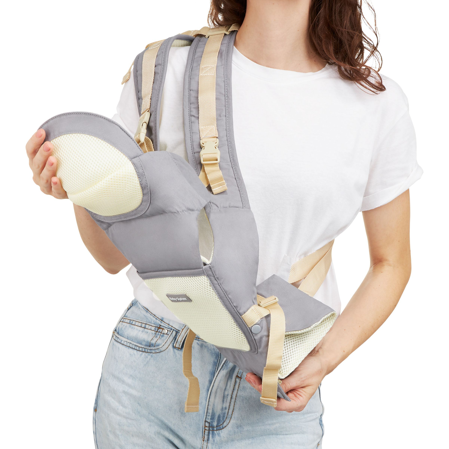 Marsupio ergonomico - AMY 10in1 - 0-36 mesi, grigio