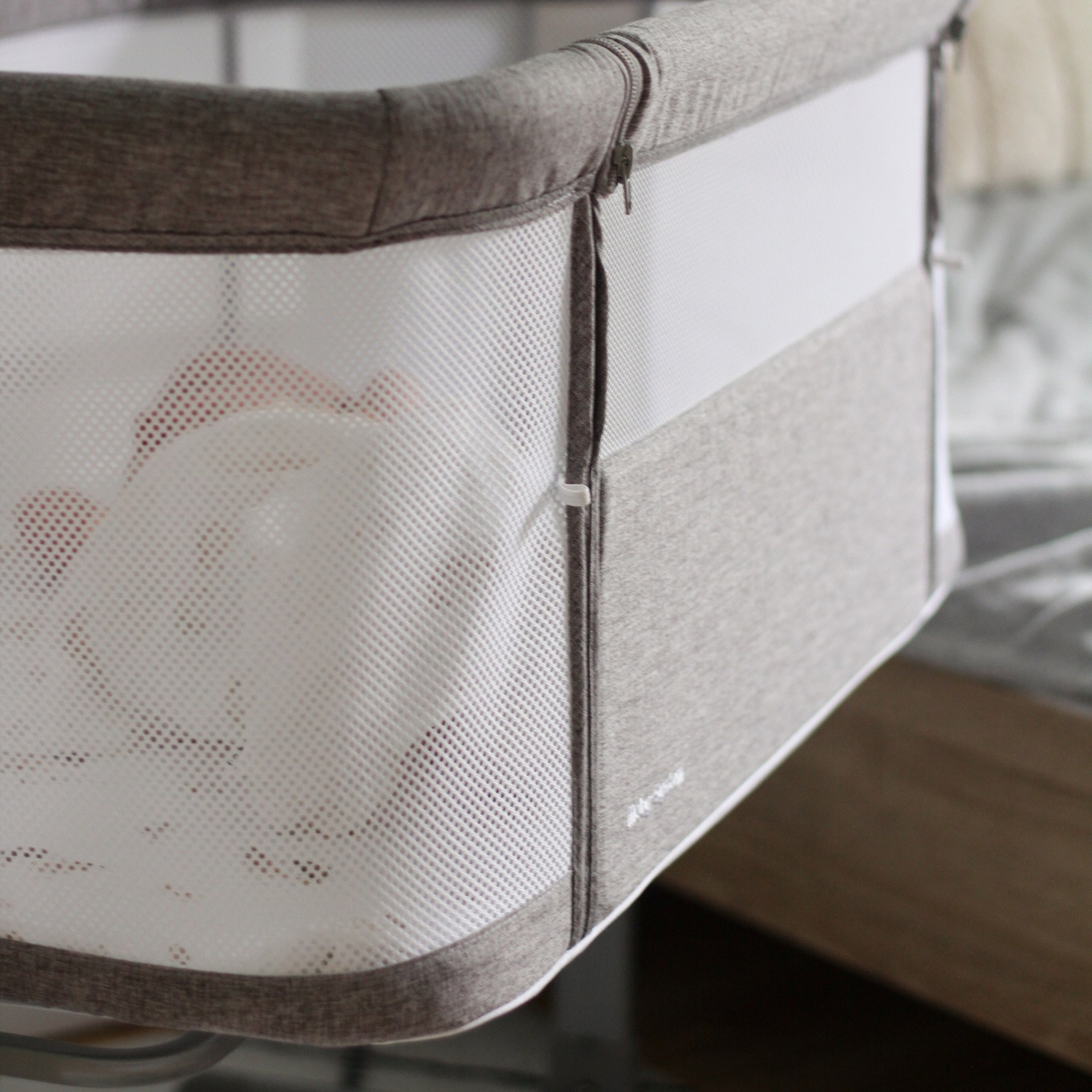 Culla allungabile Moby-Sistema LUNA 3in1 - grigio