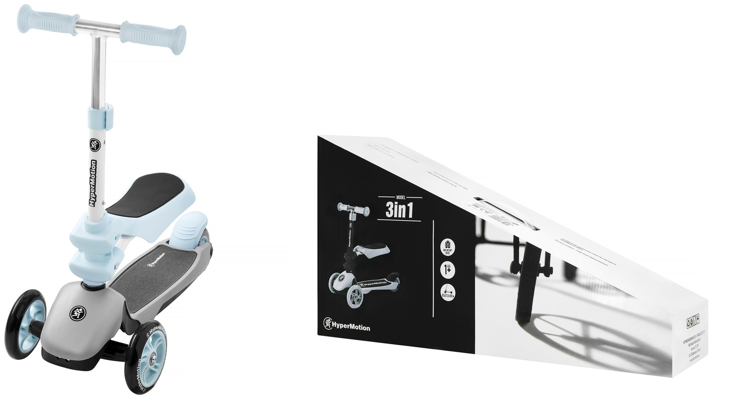 Triciclo di equilibrio HyperMotion 3in1 - blu