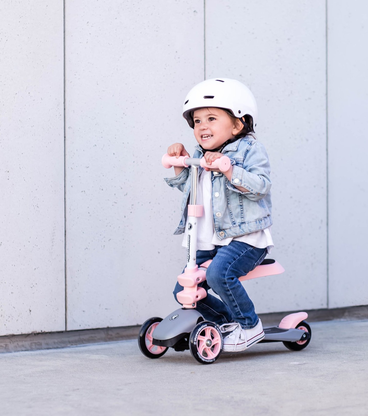 Triciclo di equilibrio HyperMotion 3in1 - rosa