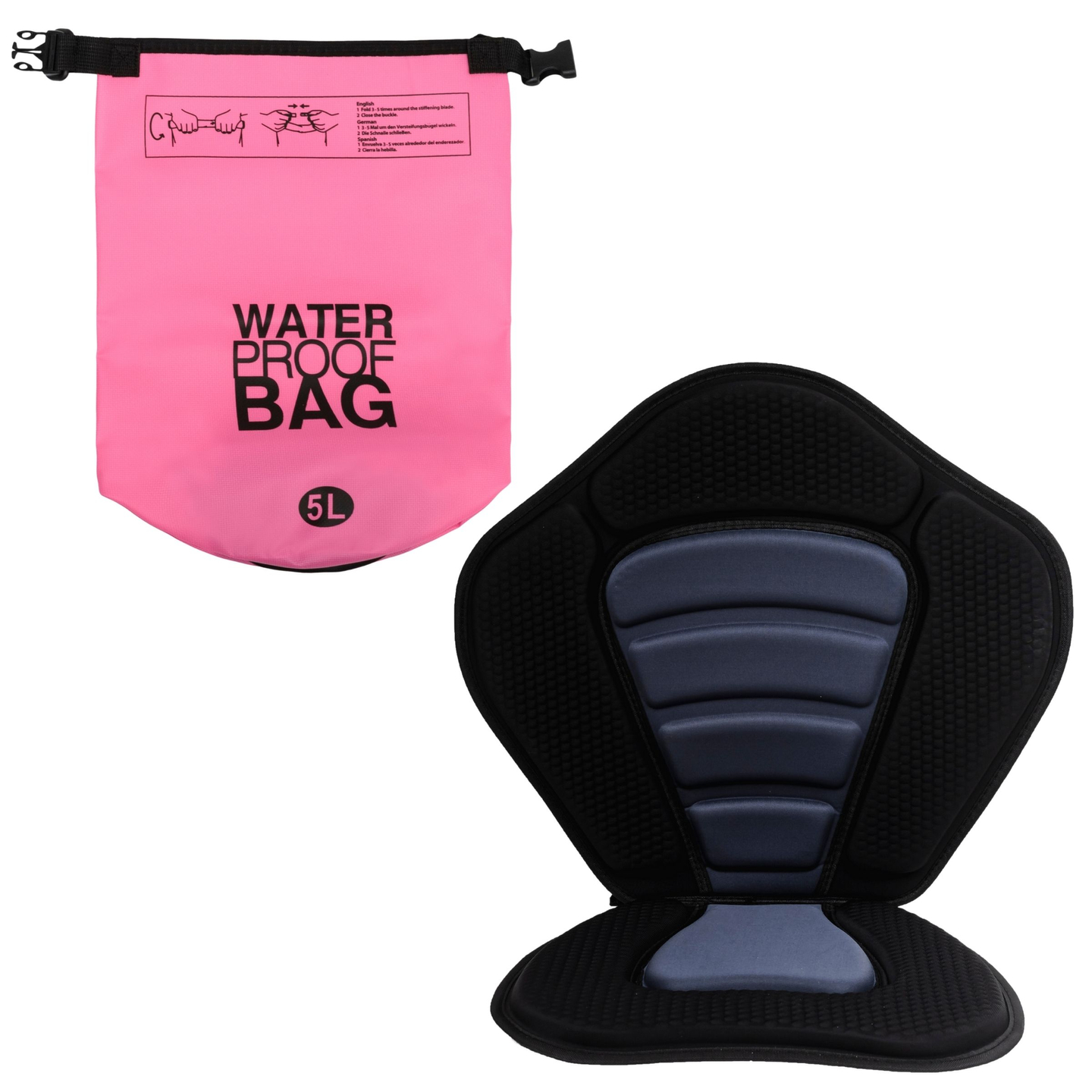 Tavola SUP gonfiabile Stand Up Paddle 320 cm con pagaia e sedile - HyperMotion WAVE BOOST PINK 320