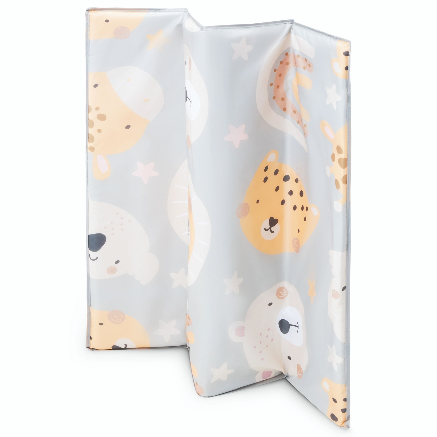 Box pieghevole, lettino da viaggio per bambini con materasso e borsa per il trasporto - Orsacchiotto