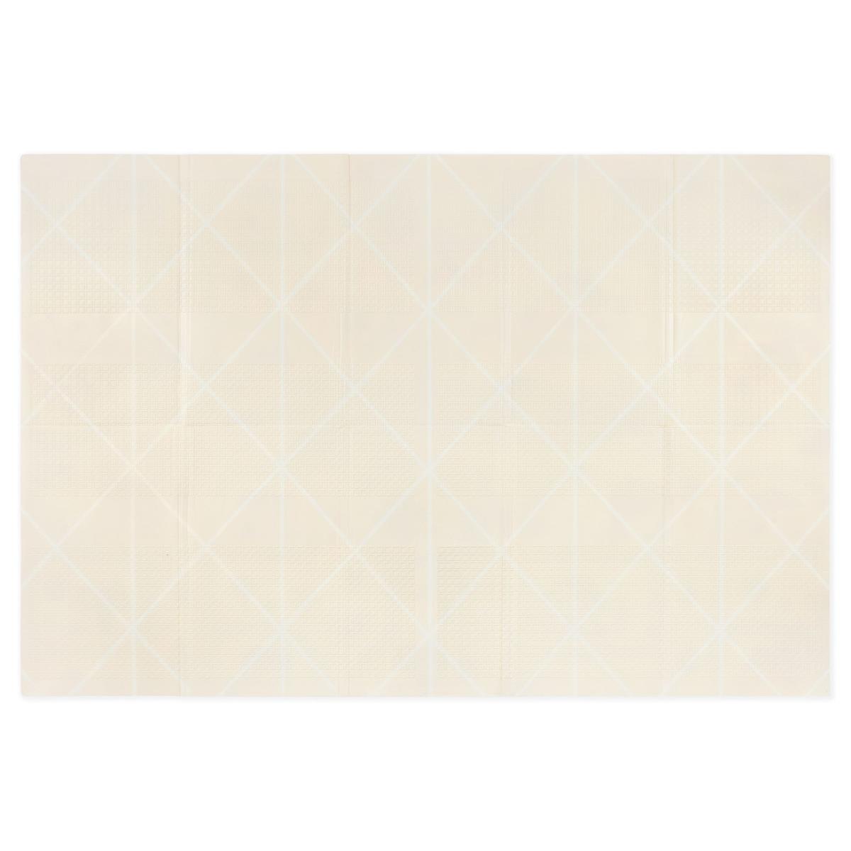 Tappetino pieghevole bifacciale in schiuma 180 x 120 x 1 cm - Charming Town/Sand Beige
