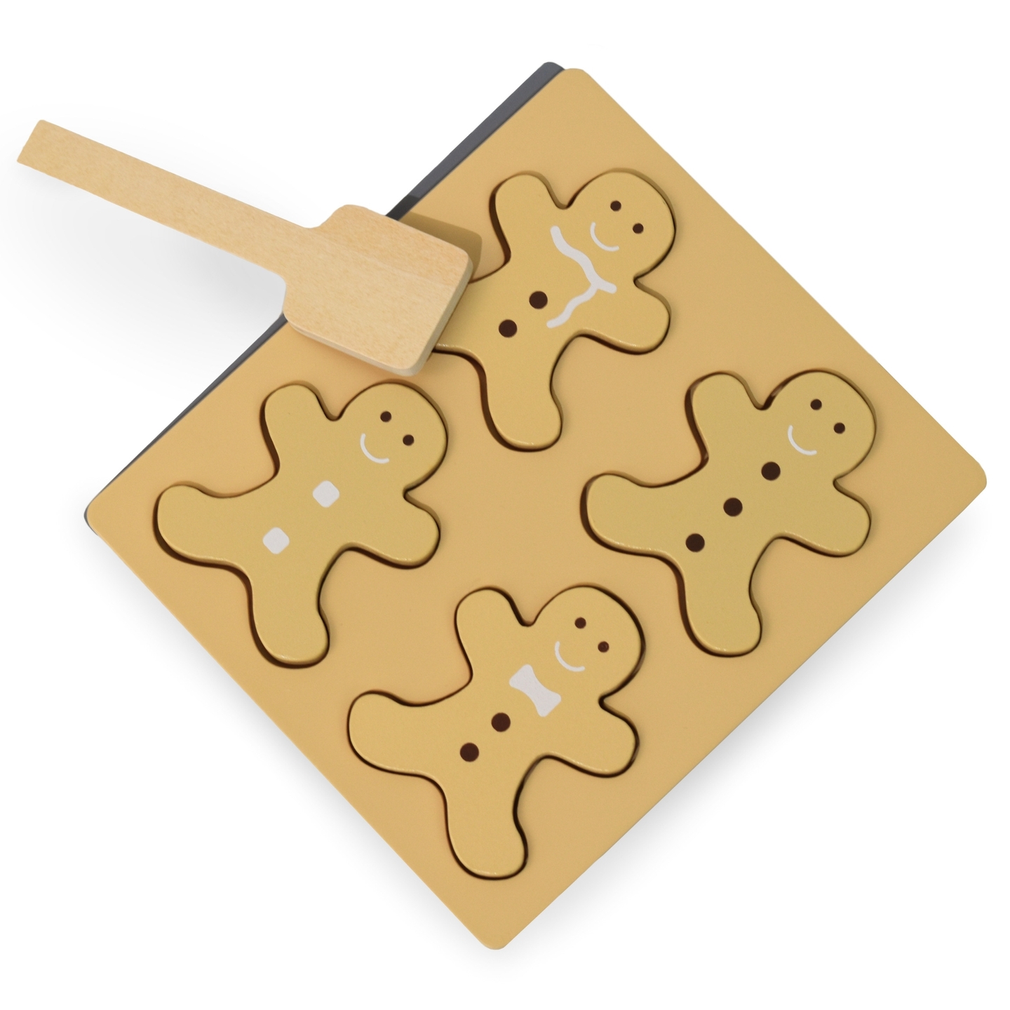 Set di pan di zenzero in legno