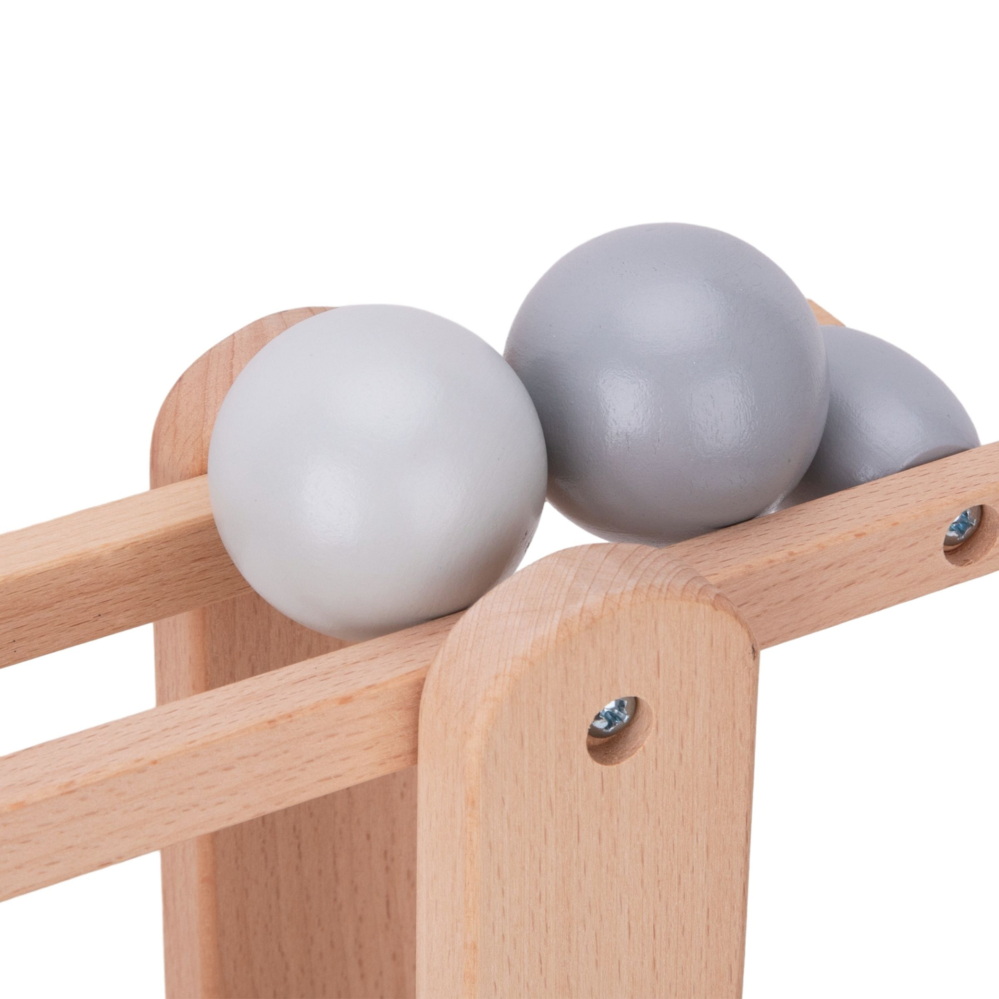 Ampio vicolo cieco in legno - scivolo con elementi rotanti