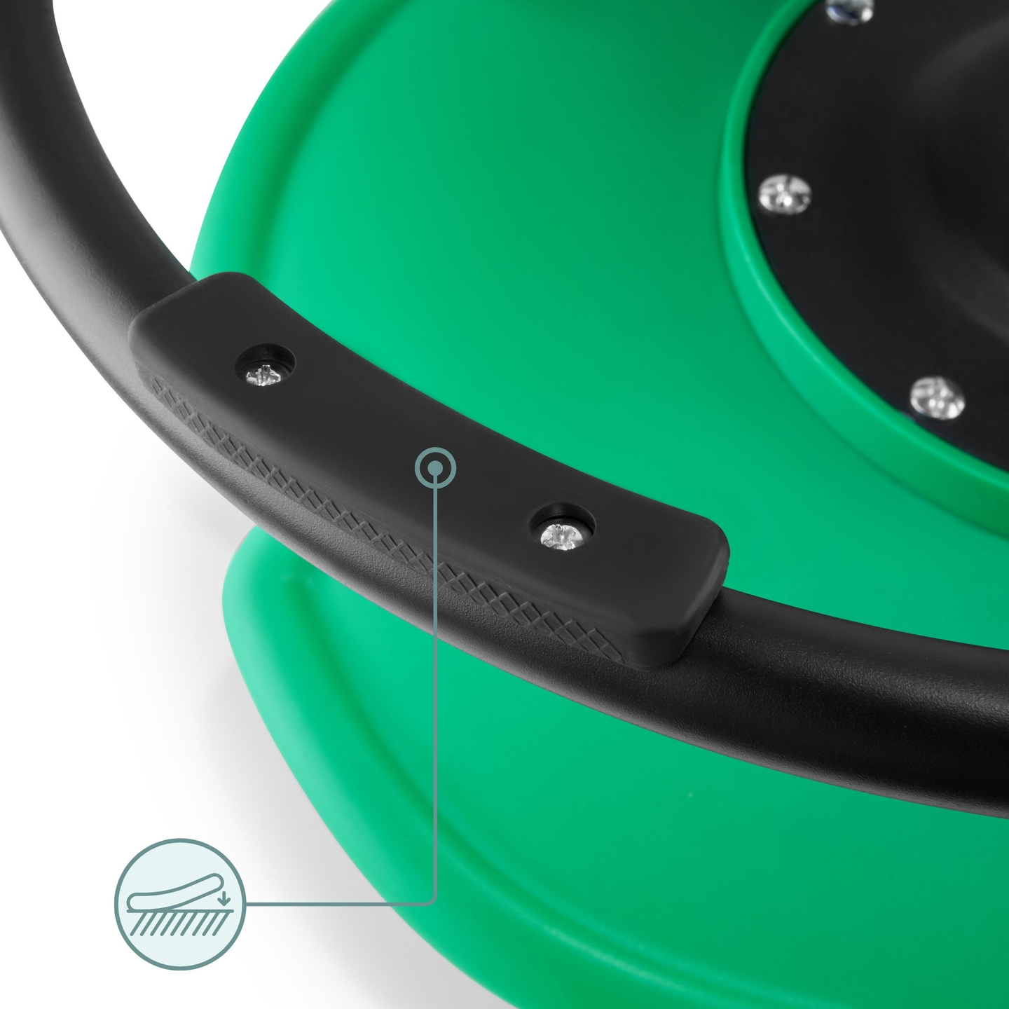 Mini giostra per bambini Pesce - colore verde