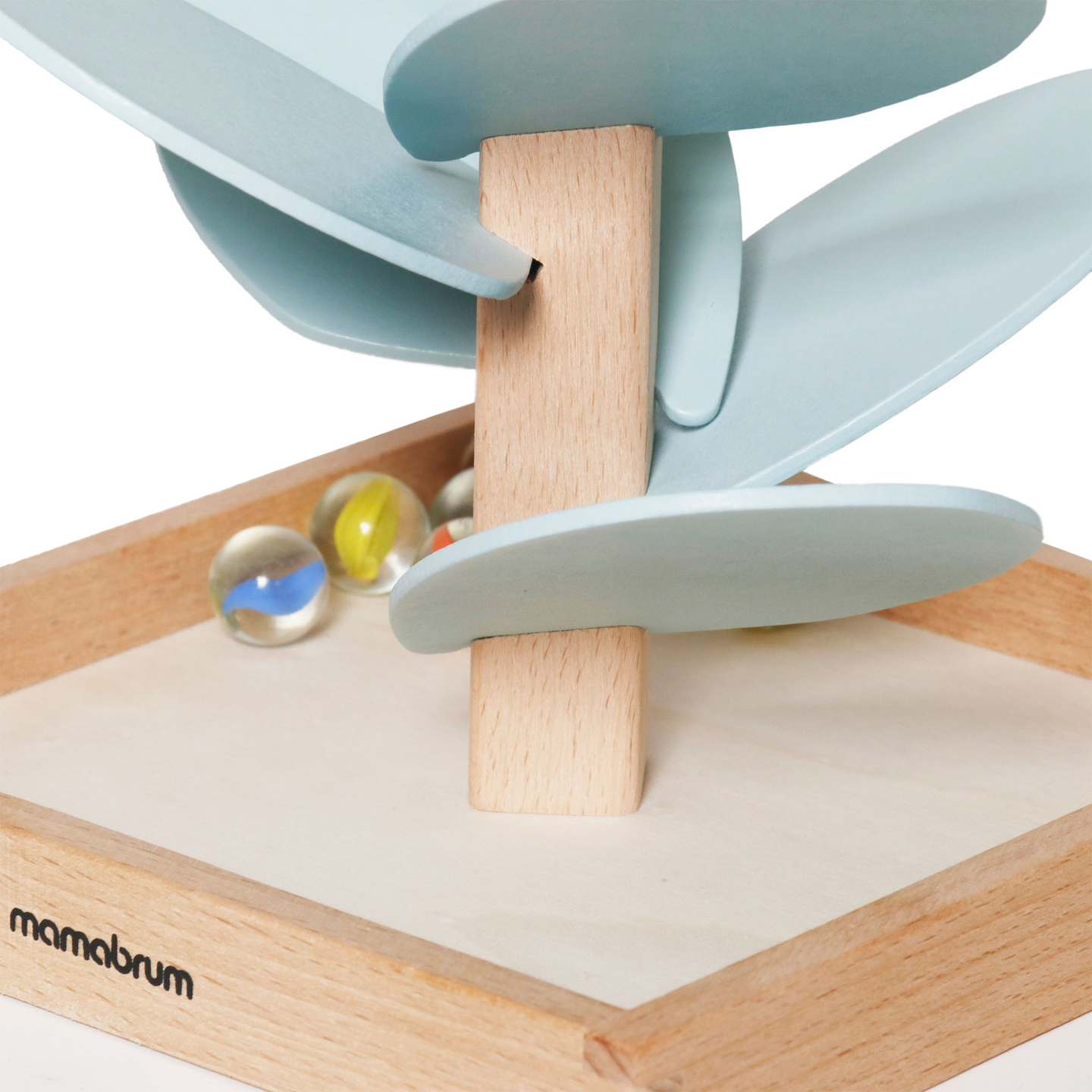 Culodromo in legno - albero sonoro con palline