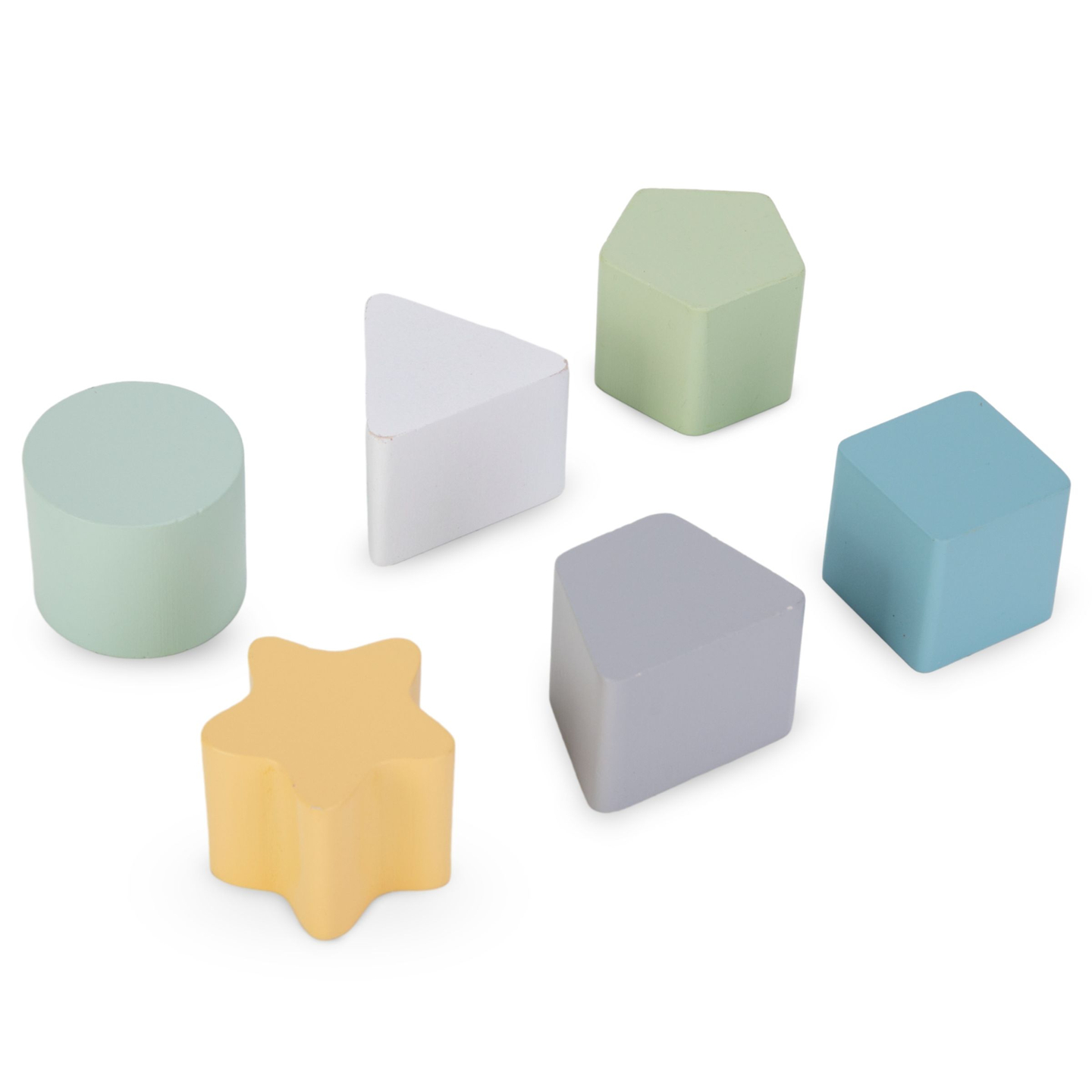 Cubo attività grande in legno con anello - Montessori