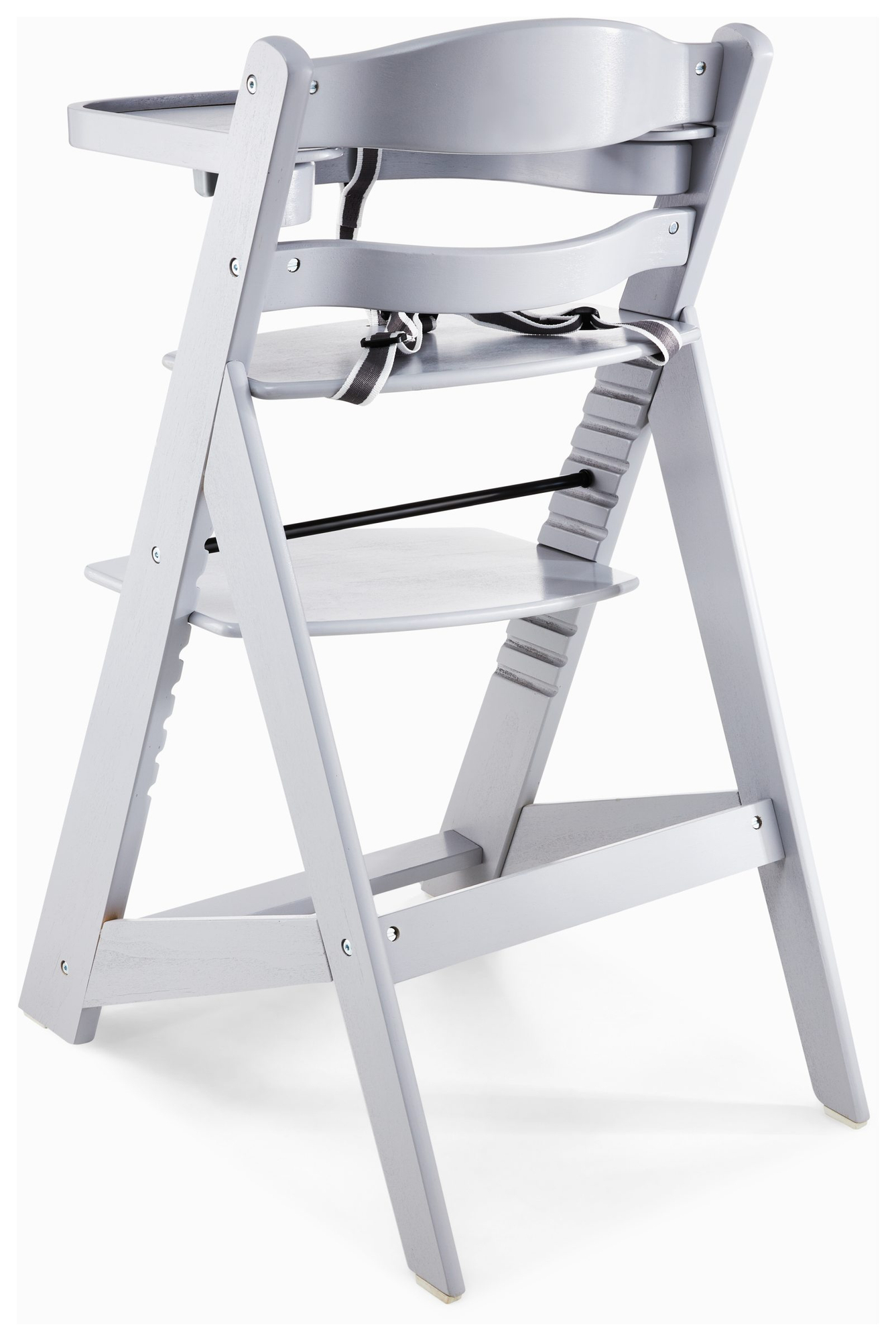 Sedia per alimentazione in legno Moby-System WOODY - colore grigio