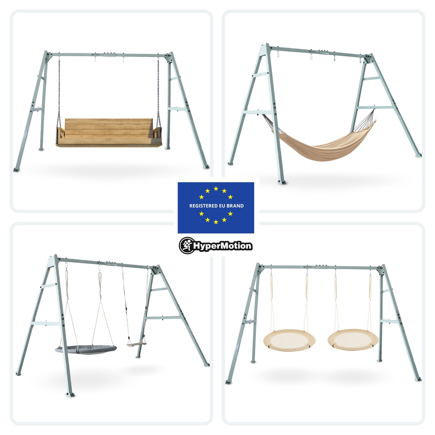 Telaio in acciaio per altalena o amaca da giardino